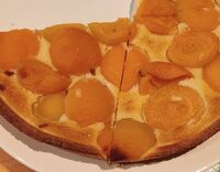 Tarte abricots amandes