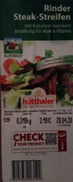 Rinder-Steak-Streifen
