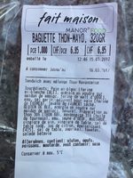 Baguette thon-mayo