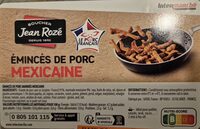 Émincés de porc mexicaine