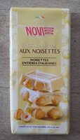 Chocolat blanc aux noisettes