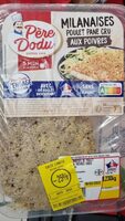 Milanaise poulet pané cru aux poivres