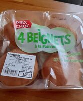 4 beignets à la pomme