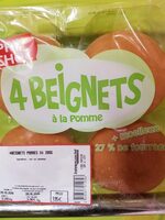 4 beignet a la pomme