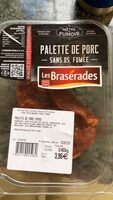Palette de porc sans os, fumée