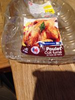 Poulet cuit fume