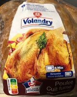 Poulet cuit fumé