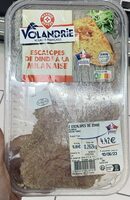 Escalopes de dindes a la milanaise