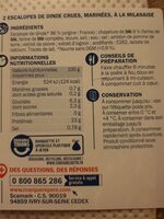 Escalopes de dindes à la milanaise