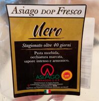 Asiago dop fresco nero