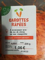 Carottes râpées
