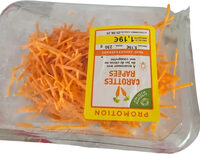 Carottes râpées