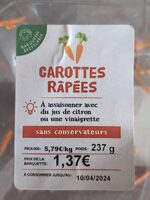 Carottes râpées