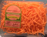 Carottes rapees