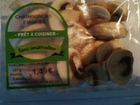 Champignons blancs émincés