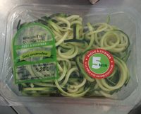 Spaghetti courgette