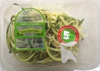 Spaghetti Courgette