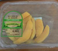 Batonnets de Mangue