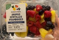 Ananas myrtille framboise