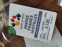 Ananas fraises myrtilles