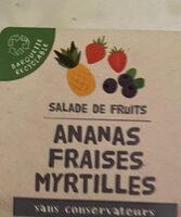 Ananas Fraises Myrtilles