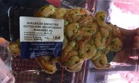 Queues de crevettes