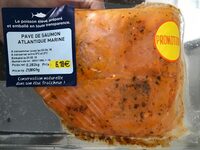 Pave de saumon mariné