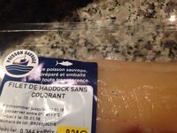 Filet haddock sans colorant