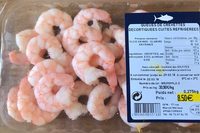 Queues De Crevettes Decotiquees