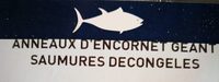 Anneaux d'encornet géant saumures