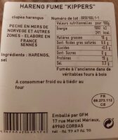 Hareng fumé kippers
