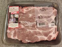 Côte échine de porc x2