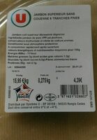 Jambon supérieur sans couenne