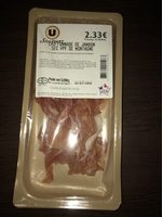 Chiffonade de jambon sec