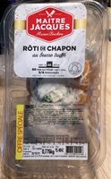 Roti de chapon au beurre truffé