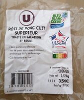 Rôti de porc cuit le porc français