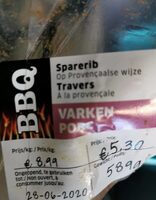 Travers de Porc à la provençale