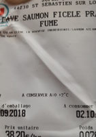 Pavé de saumon fumé