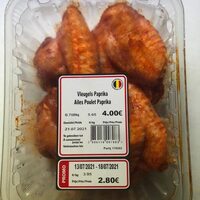 Ailes poulet paprika