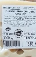 Emmental grand cru labels rouge