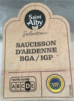 Saucisson d’ardenne bga/igp