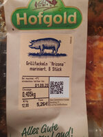 Grillfackeln ';Arizona'; mariniert
