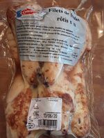 Filets de poulet rotis