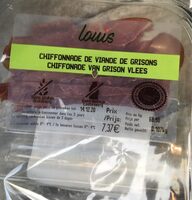 Chiffonade de viande de grisons