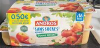 Compotes sans sucres ajoutés pommes nature