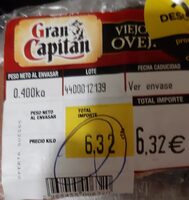 Queso viejo de oveja