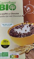 Arroz inflado con chocolate