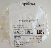Ziegenrolle natur