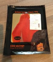 Saumon sauvage rouge fumé