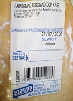 Parmigiano Reggiano dop käse